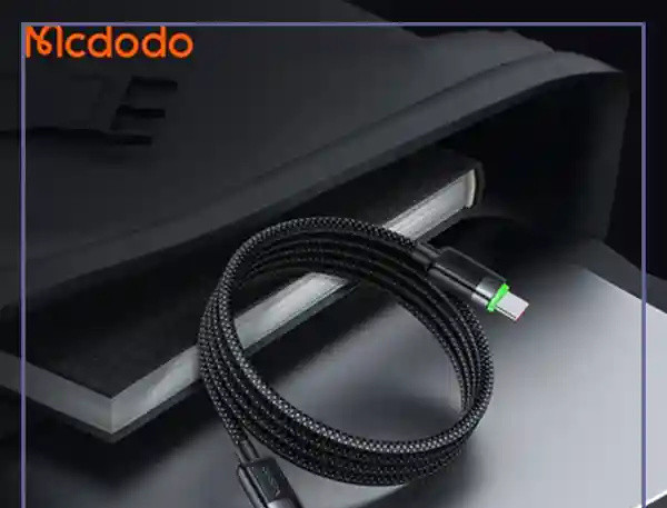 کابل دو سر تایپ سی با بدنه مگنتی مک دودو Mcdodo Magnetic Self – Winding CA-2000 (E)