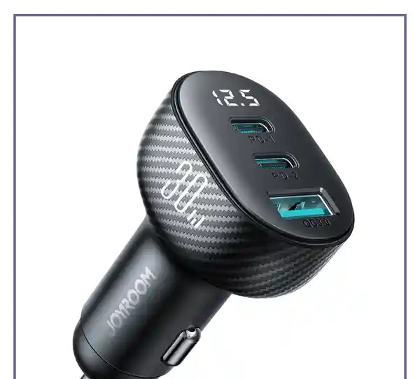 شارژر فندکی 3 پورت 30 وات جویروم JOYROOM JR-CCD04 (E)