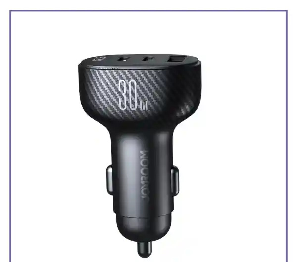 شارژر فندکی 3 پورت 30 وات جویروم JOYROOM JR-CCD04 (E)