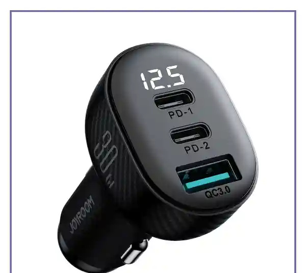 شارژر فندکی 3 پورت 30 وات جویروم JOYROOM JR-CCD04 (E)