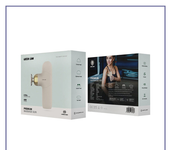 ماساژور تفنگی گرین لاین Green Lion Premium Massage Gun GNPMASGUNBG (E)