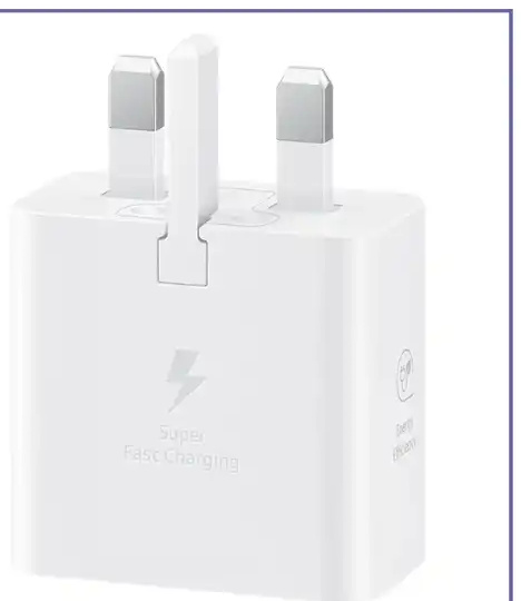 آداپتور 25 وات اصلی سه پین سامسونگ Samsung 25W Super Fast Charger 3pin EP-T2510 (E)