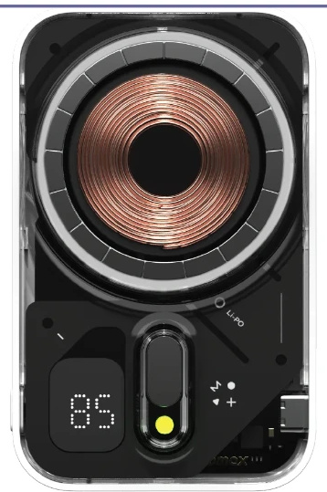 پاوربانک مگنتی 5000 مومکس MOMAX 1-Power Flow Wireless Power Bank IP126 (E)