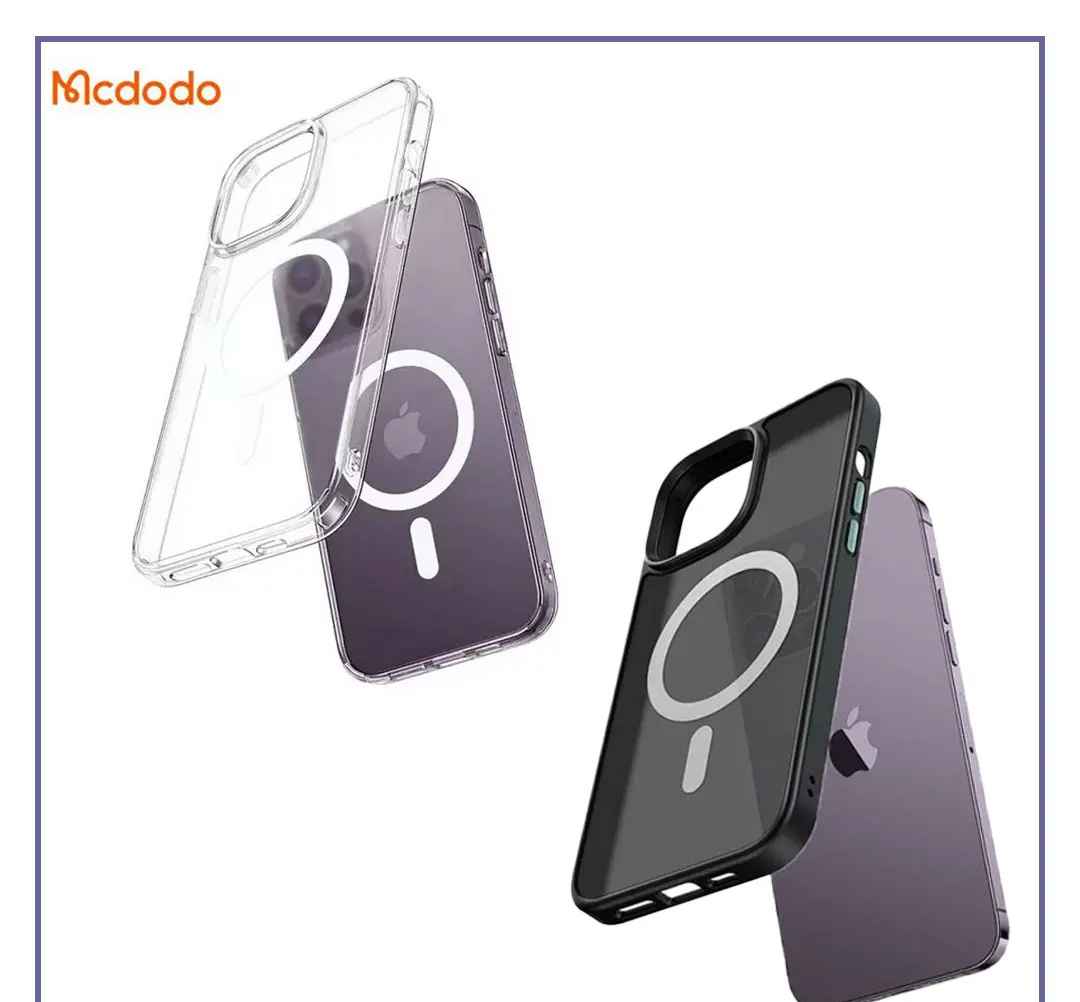قاب محافظ  آیفون 16 پرو  شفاف مگ سيف مک دودو Mcdodo Iphone 16 RPO  Protective Case With Magnetic Structure PC-492 (E)