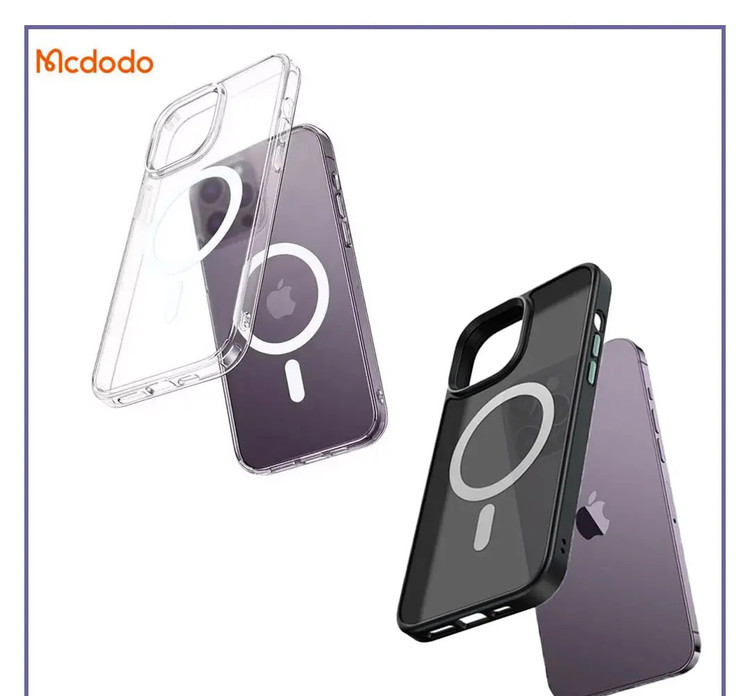 قاب محافظ آیفون 16 پرو شفاف مگ سيف مک دودو Mcdodo Iphone 16 RPO Protective Case With Magnetic Structure PC-492 (E)