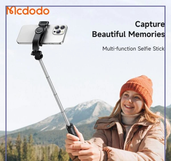 مونوپاد سلفی و سه پایه عکاسی مکدود Mcdodo Wireless Selfie Stick Tripod SS-724 (E)
