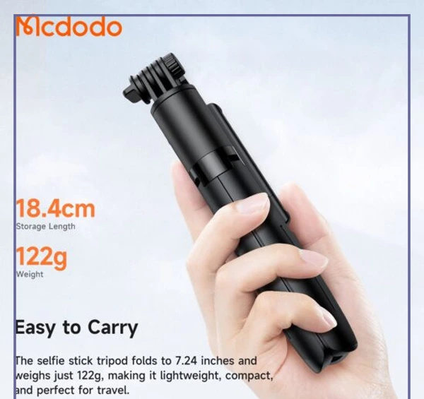 مونوپاد سلفی و سه پایه عکاسی مکدود Mcdodo Wireless Selfie Stick Tripod SS-724 (E)