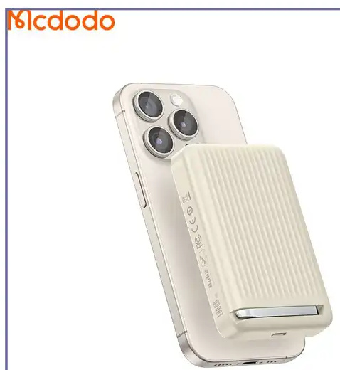 پاوربانک وایرلس مگ سیف 30وات 10000 مک دودو Mcdodo Qmag qi2 Power Bank MC-781 (E)