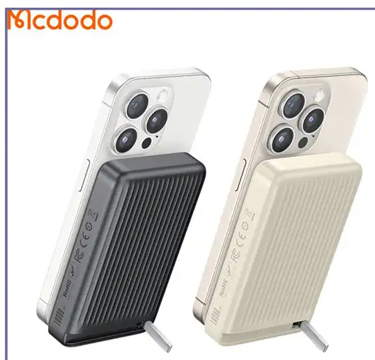 پاوربانک وایرلس مگ سیف 30وات 10000 مک دودو Mcdodo Qmag qi2 Power Bank MC-781 (E)