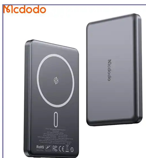 پاوربانک وایرلس 5000 مگنتی مک دودو Mcdodo MC-464 Metal Ultra Thin (E)