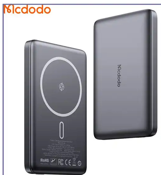 پاوربانک وایرلس 10000 مگنتی مک دودو Mcdodo MC-465 Metal Ultra Thin (E)