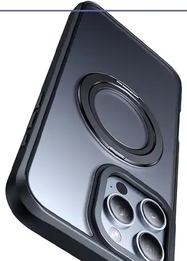 قاب آیفون 16 پرومکس مگسیف دار با پایه مک دودو Mcdodo Iphone 16 pro max Protective Case With Magnetic Structure PC-4933 (E)