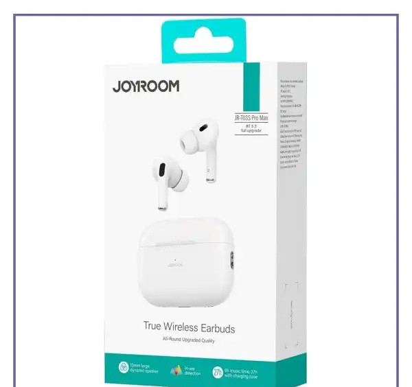 هندزفری بلوتوث جویروم Joyroom JR-T03S Pro Max True Wireless Earbuds (E)