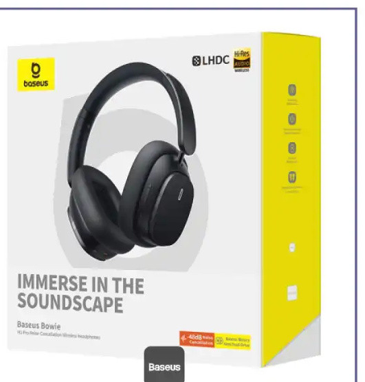 هدست بلوتوث بیسوس Baseus Bowie H1 Pro Noise-Cancellation A00050601113-00 (E)