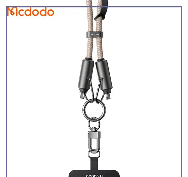 کابل شارژ دو سر تایپ سی و بند آویز مک دودو Mcdodo CA-6830 Multifunctional Lanyard (E)