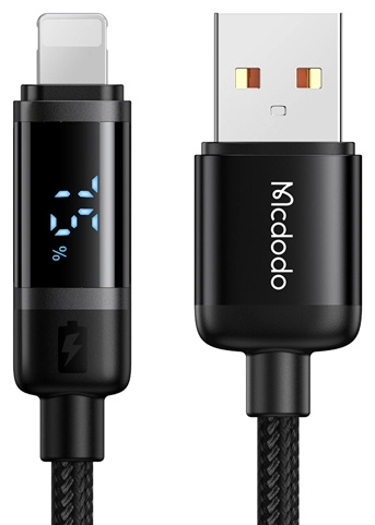کابل شارژ لایتنینگ 1.2 متر مک دودو Mcdodo Digital Display Data Cable CA-5000 (E)