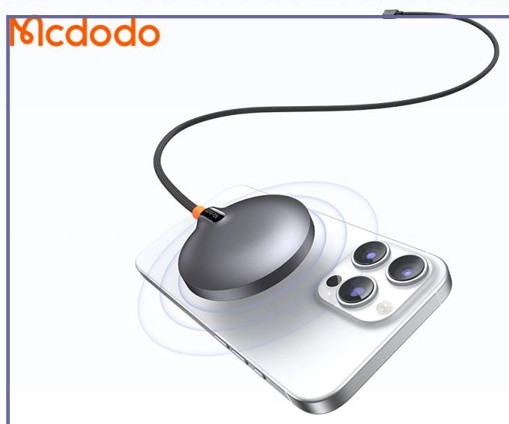 شارژر وایرلس مگنتی مک دودو Mcdodo MagQ Qi2 Magnetic Wireless Charging Pad CH-2860 (E)