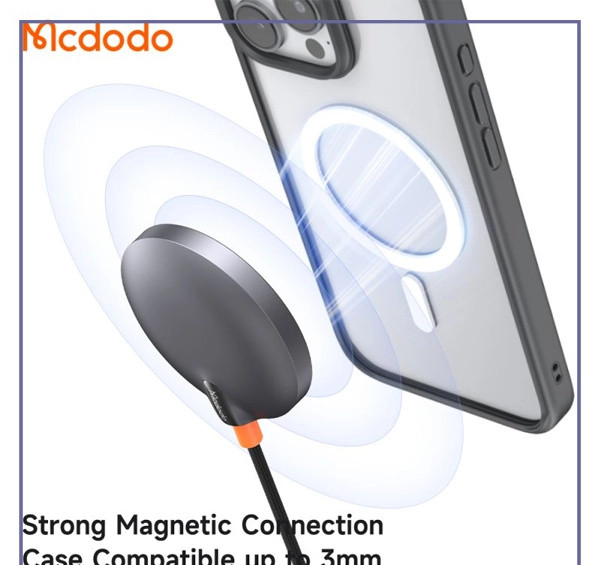 شارژر وایرلس مگنتی مک دودو Mcdodo MagQ Qi2 Magnetic Wireless Charging Pad CH-2860 (E)