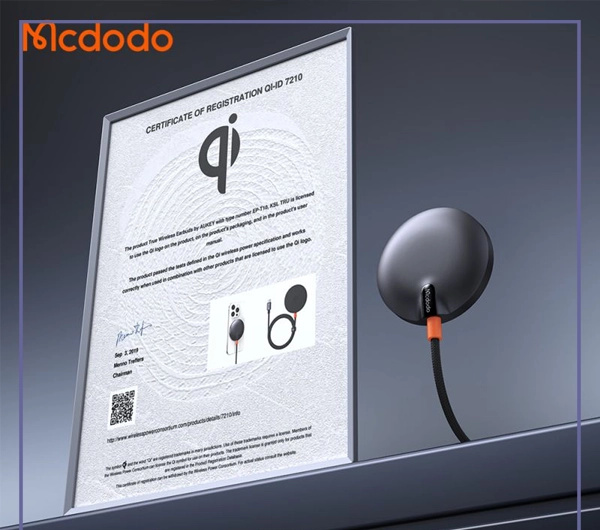 شارژر وایرلس مگنتی مک دودو Mcdodo MagQ Qi2 Magnetic Wireless Charging Pad CH-2860 (E)