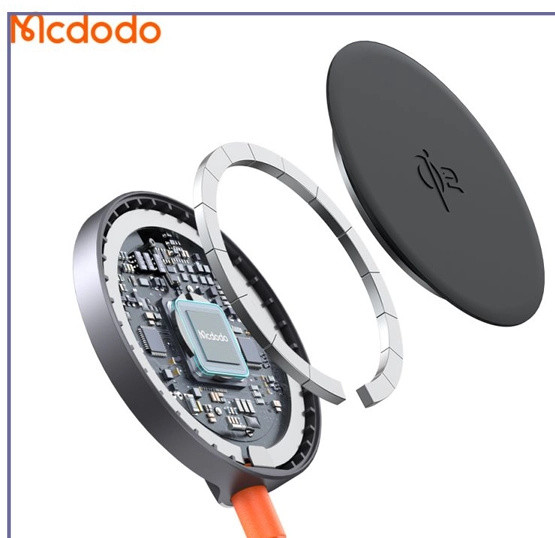 شارژر وایرلس مگنتی مک دودو Mcdodo MagQ Qi2 Magnetic Wireless Charging Pad CH-2860 (E)