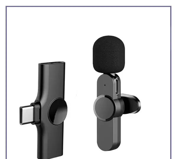میکروفون مکروفون یقه ای وایرلس تایپ سی پک دو عددی کوتتسی COTETCI Wireless Microphone 74005 (E)