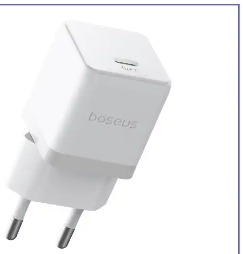 آداپتور شارژ 20 وات با کابل بیسوس Baseus 1C 20W Type-C Palm Fast Charger CCZC20CE (E)