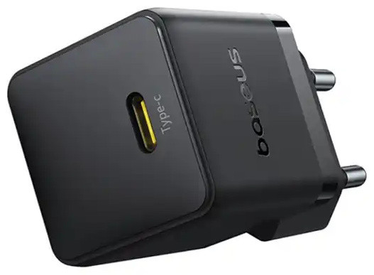 آداپتور شارژ 20 وات با کابل بیسوس Baseus 1C 20W Type-C Palm Fast Charger CCZC20CE (E)