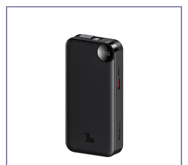 پاوربانک 30 وات 10000 با کابل تایپ سی متصل مک دودو Mcdodo FreeGo PowerBank MC-3870 (E)