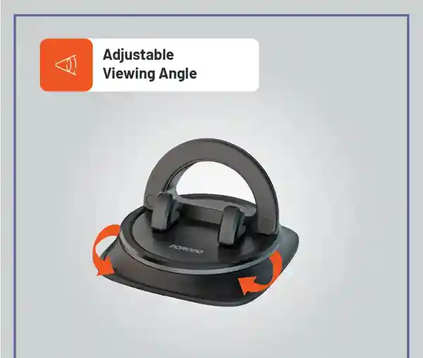 هولدر رو داشبوردی موبایل و تبلت پرودو Porodo Phone & Tablet Car\Desk Mount PD-RMBRCT (E)