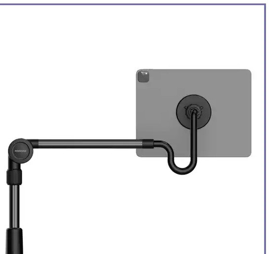 پایه نگه دارنده مگنتی موبایل Porodo Lazy Man Stand with Magnetic Suction PD-LMGS92 (E)