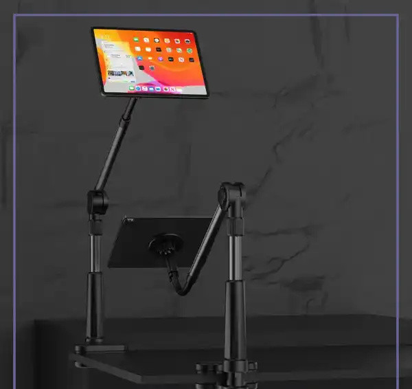 پایه نگه دارنده مگنتی موبایل Porodo Lazy Man Stand with Magnetic Suction PD-LMGS92 (E)