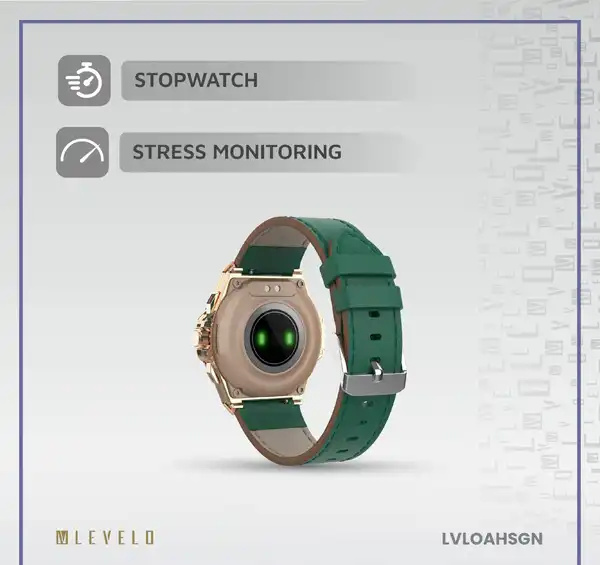 ساعت هوشمند لولو Levelo Oak Automatique Hybrid Smart Watch LVLOAHSBK (E)