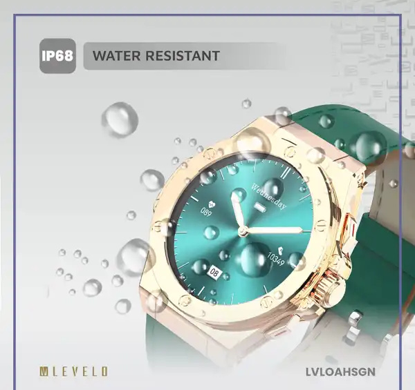 ساعت هوشمند لولو Levelo Oak Automatique Hybrid Smart Watch LVLOAHSBK (E)