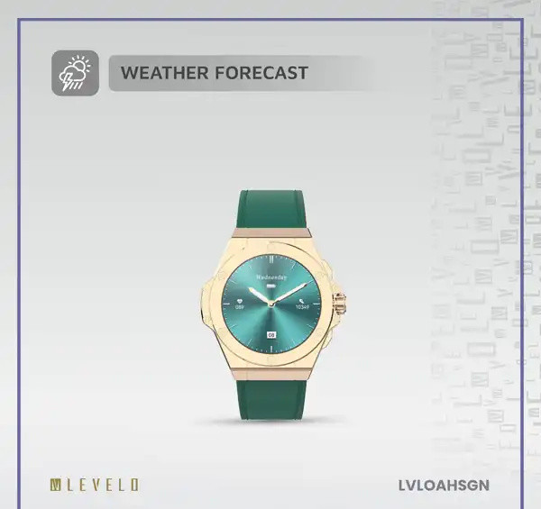 ساعت هوشمند لولو Levelo Oak Automatique Hybrid Smart Watch LVLOAHSBK (E)