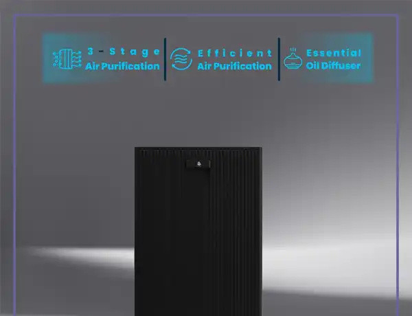 دستگاه تصفیه هوا پاورولوژی Powerology Smart Air Purifier PAPFRBK (E)