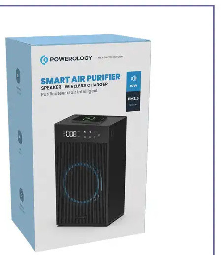 دستگاه تصفیه هوا پاورولوژی Powerology Smart Air Purifier PAPFRBK (E)