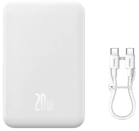 پاور بانک 20000 مگنتی 20 وات بیسوس Baseus Magnetic Mini Power Bank PPCXM20 (E)