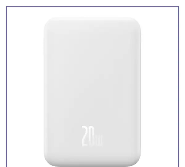 پاور بانک 20000 مگنتی 20 وات بیسوس Baseus Magnetic Mini Power Bank PPCXM20 (E)
