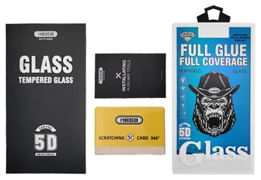 گلس شیشه ای تمام چسب سامسونگ Mocoson Full Glue Full Coverage Glass S25 (E)
