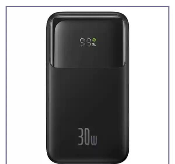 پاوبانک 30 وات 20000 با کابل متصل بیسوس Baseus Power Bank PPMD20C (E)