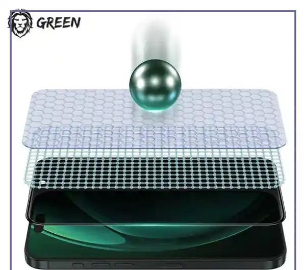 گلس حریم شخصی تمام صفحه گرین لاین آیفون Green Lion Diego Pet Privacy iPhone 15/16 (E)