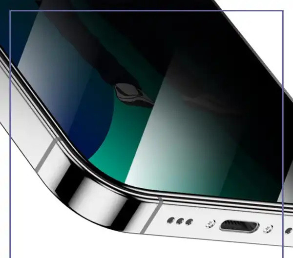 گلس حریم شخصی آیفون گرین لاین Green Lion 9H Steve Privacy iPhone 14 Pro Max (E)