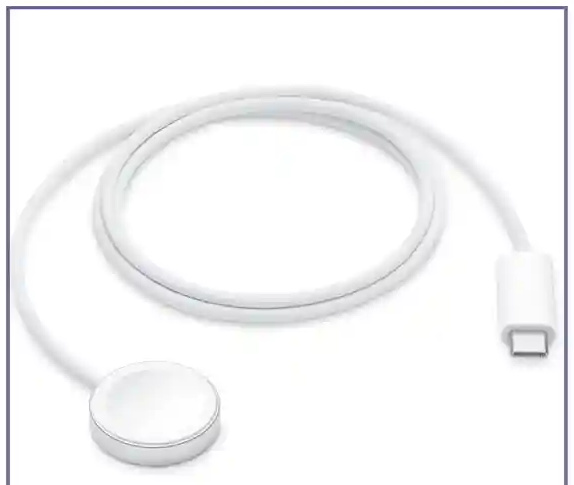 شارژر مگنتی به تایپ سی اپل واچ Apple Watch 9 Magnetic Charger to USB-C Cable A2515 1M (E)
