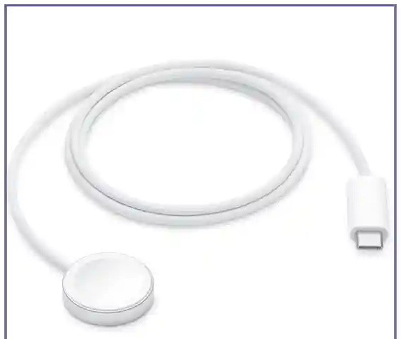 شارژر مگنتی به تایپ سی اپل واچ Apple Watch 9 Magnetic Charger to USB-C Cable A2515 1M (E)