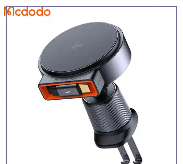 هولدر وایرلس رو داشبوردی و دریچه کولری مک دودو Mcdodo MagQ Qi2 Magnetic Wireless Car Charger CH-0090 (E)