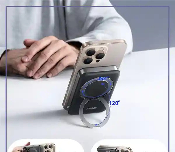 پاوربانک وایرلس مگنتی 10000 جویروم Joyroom 22.5W Magnetic Wireless Power Bank JR-PBM12 (E)