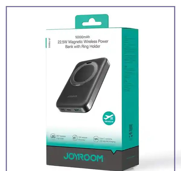 پاوربانک وایرلس مگنتی 10000 جویروم Joyroom 22.5W Magnetic Wireless Power Bank JR-PBM12 (E)
