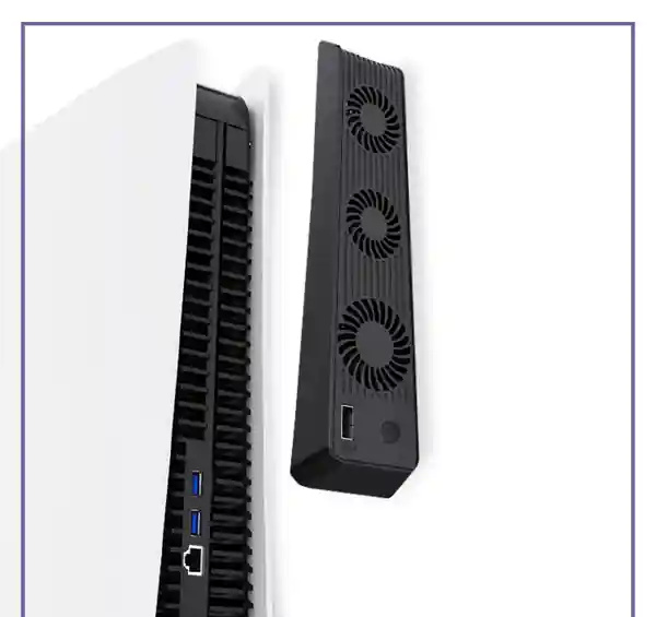 کنسول فن خنک کننده پلی استیشن 5 پرودو Porodo PS5 Digital & Disc Rapid Cooling Fan PDX616 (E)