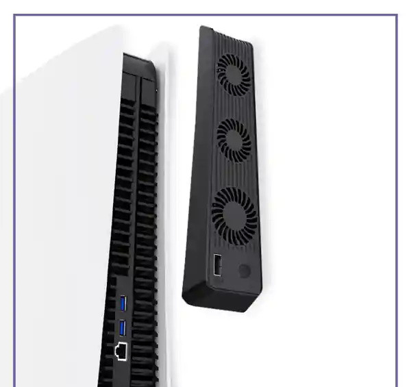 کنسول فن خنک کننده پلی استیشن 5 پرودو Porodo PS5 Digital & Disc Rapid Cooling Fan PDX616 (E)