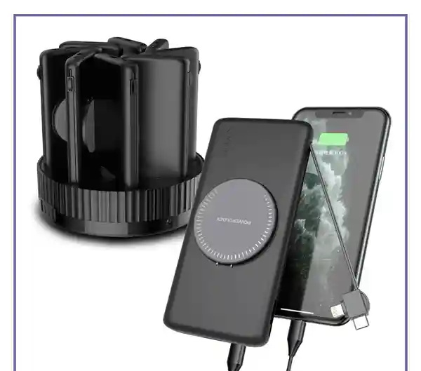 پاوربانک پاوراستیشن 8 در 1 پاورولوژی Powerology 10000mAh Power Bank Terminal PPBCHA2681BK (E)